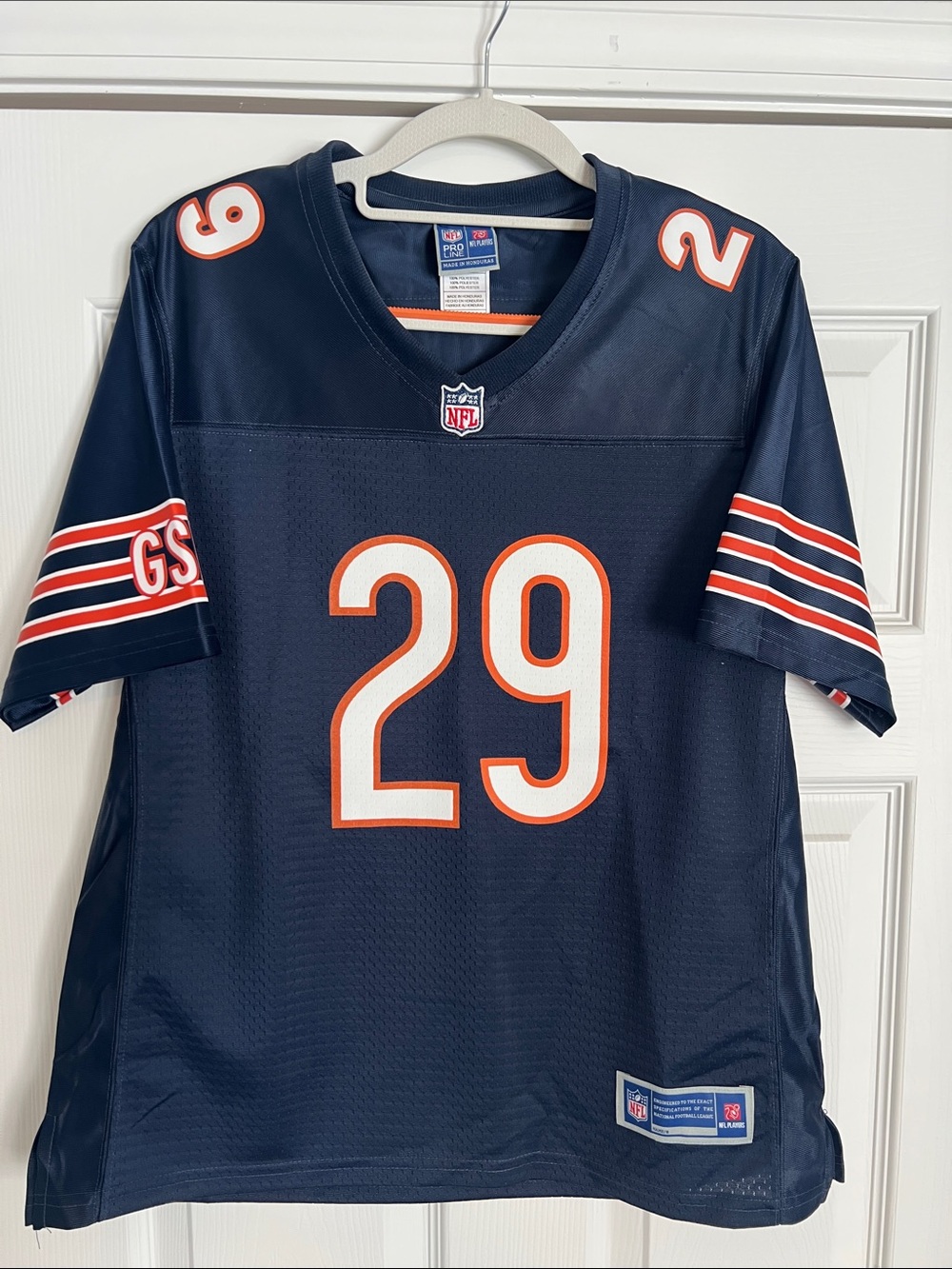 NFL Chicago Bears Navy Blue Orange White #29 Jersey